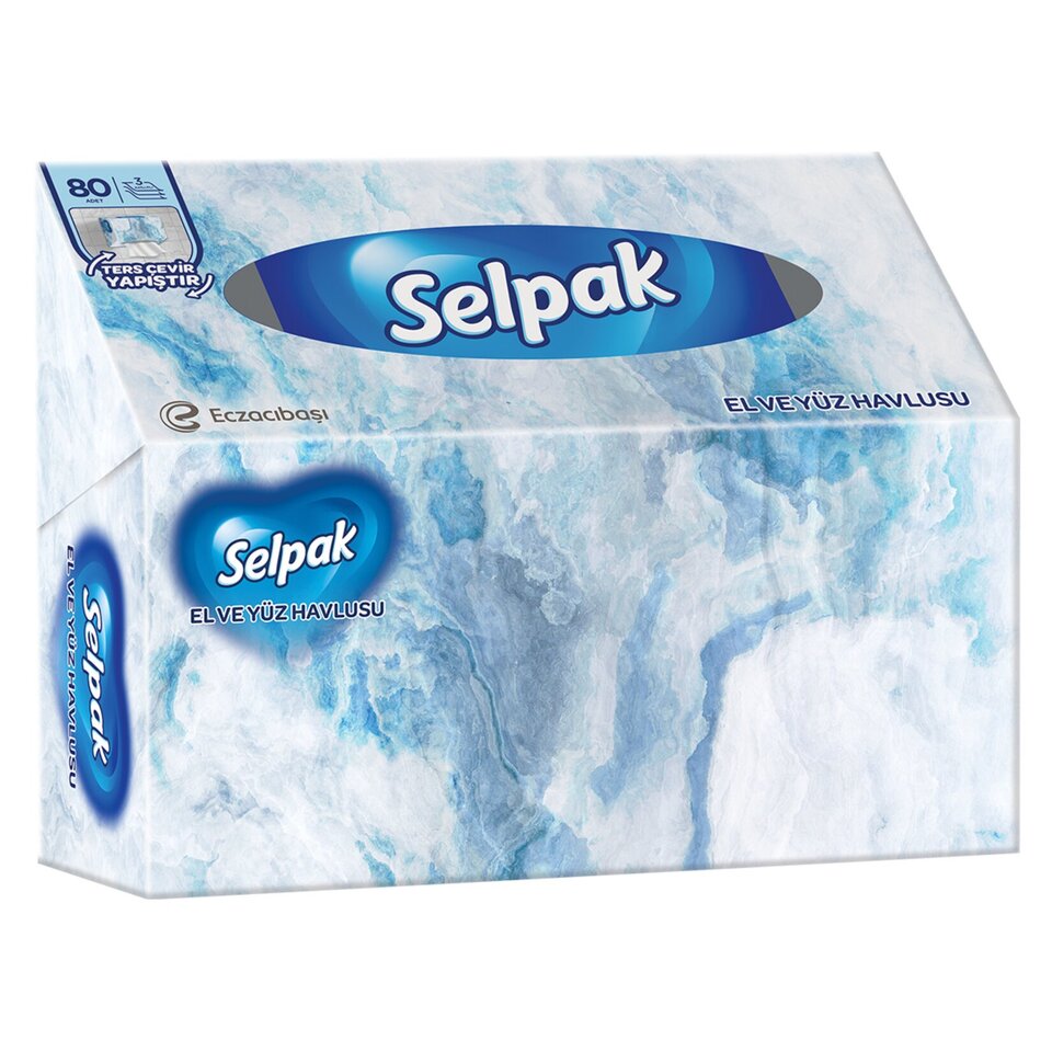 SELPAK EL VE YÜZ HAVLUSU 80 ADET